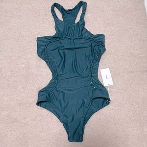 MIKOH turquoise swimsuit L